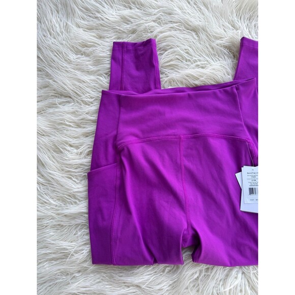 Beyond Yoga PowerBeyond Strive High Rise Pocket Leggings Violet Berry Size XL - Picture 3 of 10
